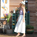 Débardeur Félicie - Lin parme - Quintessence