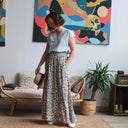 Jupe Tao Viscose fleurs de Bendor - Quintessence