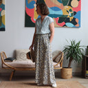 Jupe Tao Viscose fleurs de Bendor - Quintessence