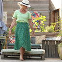 Jupe Tina coton fleurs de Malte - Quintessence