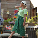 Jupe Tina coton fleurs de Malte - Quintessence