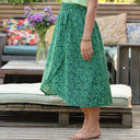 Jupe Tina coton fleurs de Malte - Quintessence