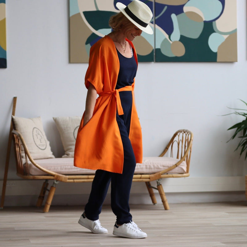 Kimono Zao orange - Quintessence