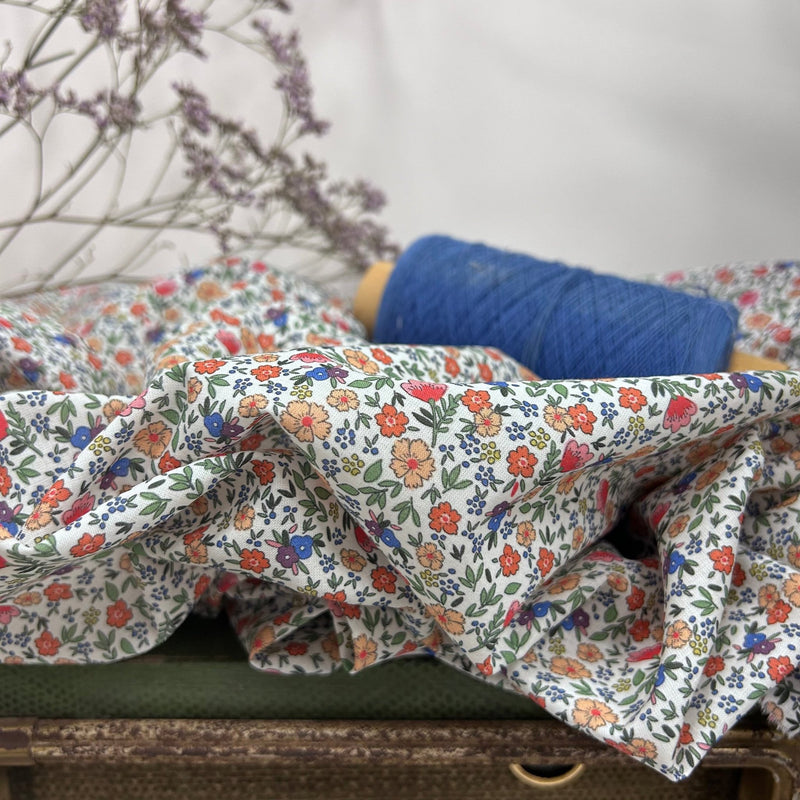 Kit couture "Lylou" en coton imprimé - coloris au choix - Quintessence