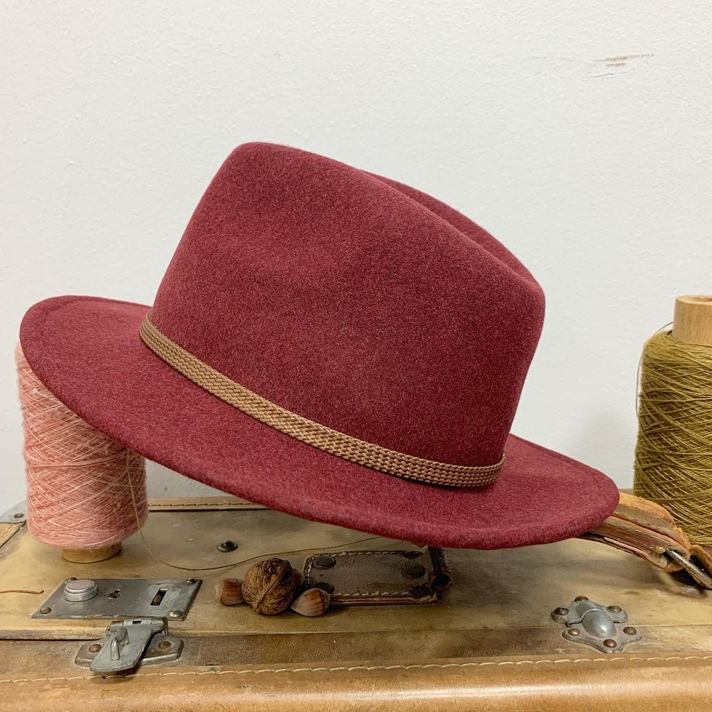 Le chapeau Edouard - bordeaux - Quintessence