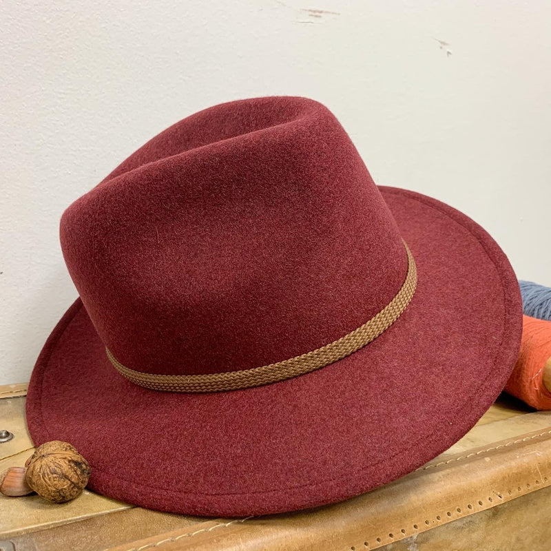 Le chapeau Edouard - bordeaux - Quintessence