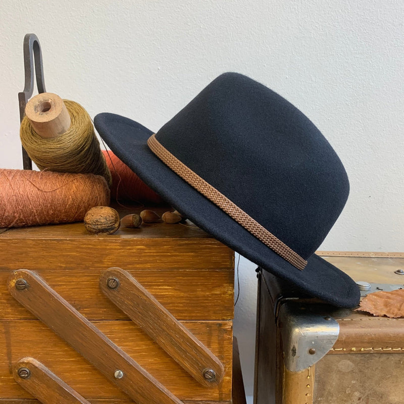 Le chapeau Edouard - noir - Quintessence