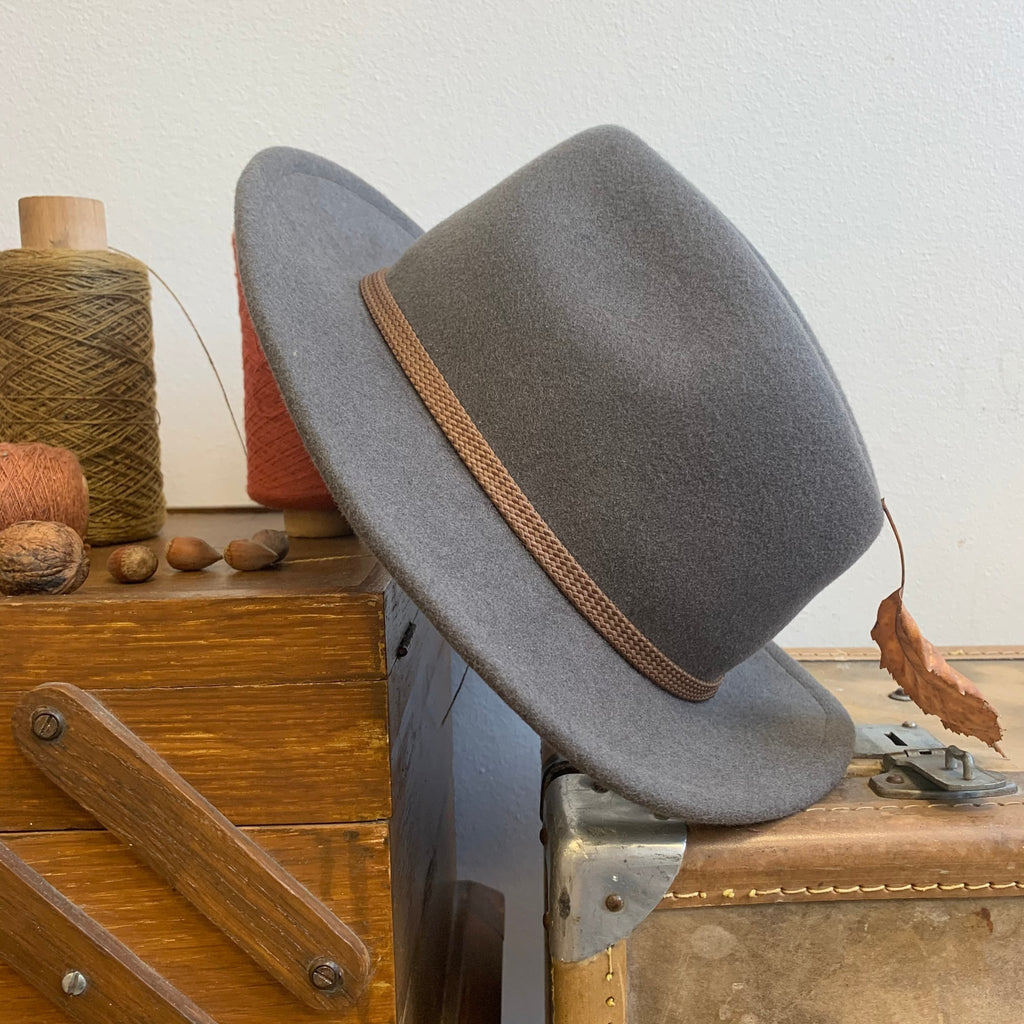Le chapeau Edouard - taupe - Quintessence