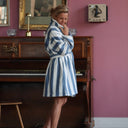 Le peignoir Félix - bleu doux - Quintessence