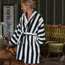 Le peignoir Félix - bleu marine - Quintessence