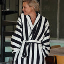 Le peignoir Félix - bleu marine - Quintessence