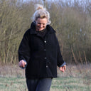 Manteau Kaï noir - Quintessence