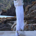 Pantalon Tom - lin blanc - Quintessence