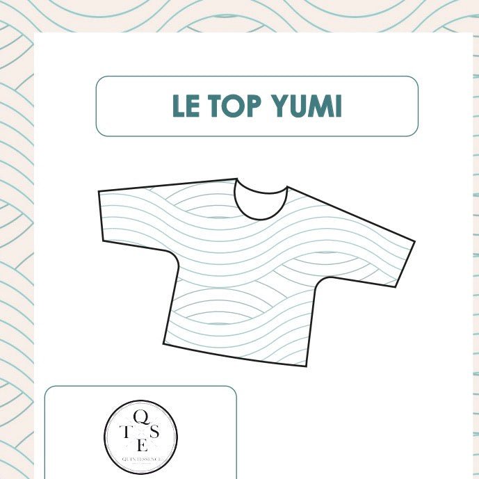 Patron PDF blouse Yumi - Quintessence