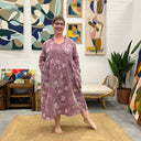 Robe Aria - viscose/lin bleu marine - Quintessence