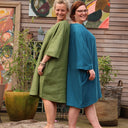 Robe Cassandre sergé de viscose canard - Quintessence