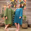 Robe Cassandre sergé de viscose canard - Quintessence