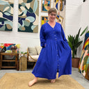 Robe Clémence - coton fleuri menthol - Quintessence