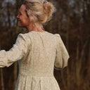 Robe Clémence - coton fleuri menthol - Quintessence