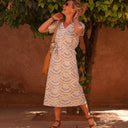 Robe Manelle - popeline de coton "constellations" - Quintessence