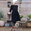 Robe Mia courte - viscose mordorée - Quintessence