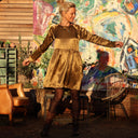 Robe Mia courte - viscose mordorée - Quintessence