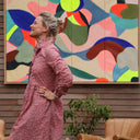 Robe Pomme - longueur midi - coton - coquelicot - Quintessence