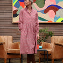 Robe Pomme - longueur midi - coton - coquelicot - Quintessence