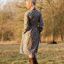 Robe Pomme - longueur midi - coton - jardin d'antan - Quintessence