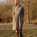 Robe Pomme - longueur midi - coton - jardin d'antan - Quintessence