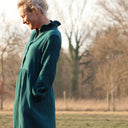 Robe Pomme - longueur midi - double gaze de coton canard - Quintessence