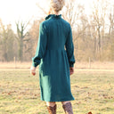 Robe Pomme - longueur midi - double gaze de coton canard - Quintessence