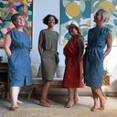 Robe Tia - Coton rayé bleu - Quintessence