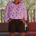 Short Laurie - nid d'abeille kaki - Quintessence