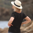 T-shirt Gabin lin/viscose noir - Quintessence