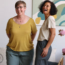 T-shirt Gabin lin/viscose noir - Quintessence