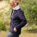 Veste Annie - Velours côtelé bleu nuit - Quintessence