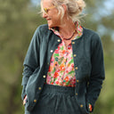 Veste Annie - Velours côtelé canard - Quintessence