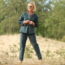 Veste Annie - Velours côtelé canard - Quintessence