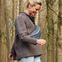 Veste Fanny en lin gris anthracite - Quintessence