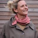 Veste Kaï en lin chocolat - Quintessence